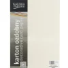 KARTON OZDOBNY GŁADKI KREMOWY 200G/M2 (50) 202830