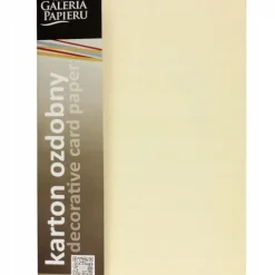 KARTON OZDOBNY NATTE KREMOWY 250G/M2 (20) 0818