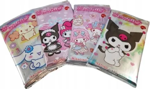 KARTY KUROMI BOOSTER BOX 288 KART 36 SASZETEK MEGA ZESTAW SANRIO