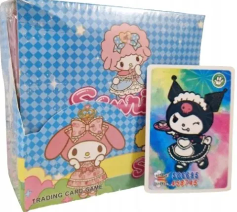 KARTY KUROMI BOOSTER BOX 288 KART 36 SASZETEK MEGA ZESTAW SANRIO