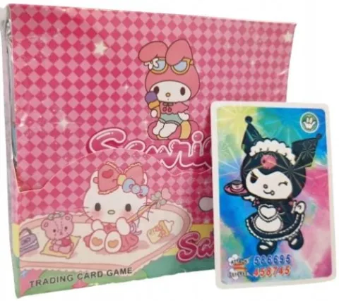 KARTY KUROMI BOOSTER BOX 288 KART 36 SASZETEK MEGA ZESTAW SANRIO