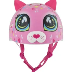 Kask juniorski C-PREME ASTRO CAT Pink 48-52 cm