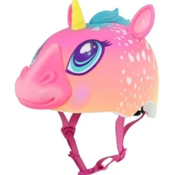 Kask juniorski C-PREME SUPER RAINBOW CORN Pink 48-52 cm