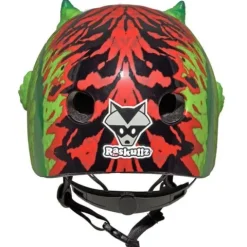 Kask juniorski C-PREME T-REX AWESOME Green 50-54 cm