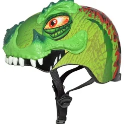 Kask juniorski C-PREME T-REX AWESOME Green 50-54 cm