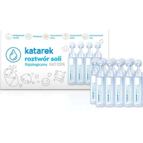 KATAREK Sól fizjologiczna NaCl w ampułkach 10x5ml
