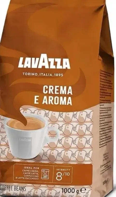 Kawa ziarnista Lavazza crema e aroma opakowanie 1kg