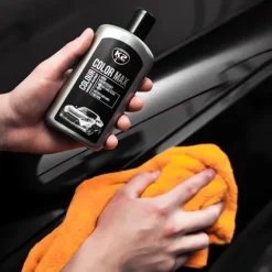K2 COLOR MAX 250ML WOSK KOLORYZUJĄCY DO LAKIERU REGENERUJĄCY CZARNY