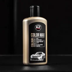 K2 COLOR MAX 250ML WOSK KOLORYZUJĄCY DO LAKIERU REGENERUJĄCY CZARNY