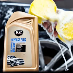 K2 EXPRESS PLUS Szampon samochodowy z woskiem 1L
