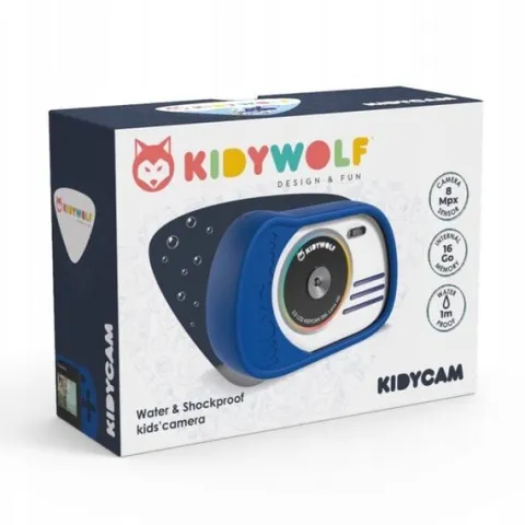 Kidywolf - Wodoodporny aparat Kidycam - Niebieski