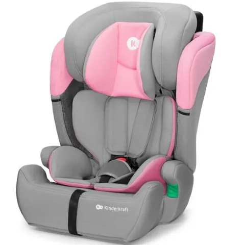KINDERKRAFT Fotelik samochodowy COMFORT UP 2 i-Size 76-150cm PINK 8kg