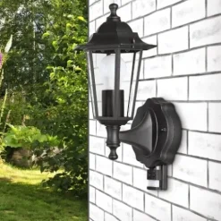 KINKIET CZUJNIK RUCHU LAMPA STYLOWA ZEWNĘTRZNA