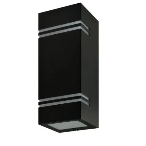 Kinkiet ogrodowy czarny GU10 11W czarny KOBI
