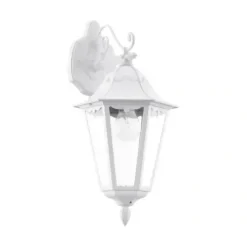 Kinkiet ogrodowy Lampa EGLO biały E27 60 W