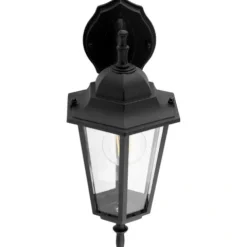 Kinkiet Ogrodowy Lampa LATARNIA E27 IP44 Czarna