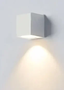 Kinkiet ogrodowy Polux biały GU10 10 W kinkiet 1xGU10 biały