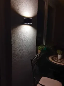 Kinkiet Solarny na Balkon Taras Tryb Lato/Zima