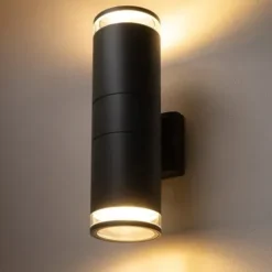 Kinkiet zewnętrzny , lampa ścienna elewacyjna ROCK PRO II grafitowy
