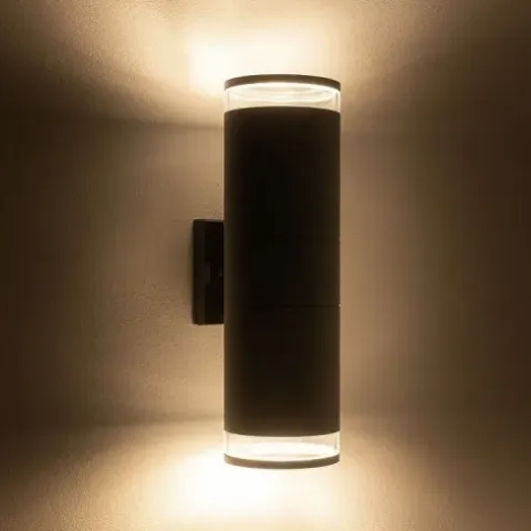Kinkiet zewnętrzny , lampa ścienna elewacyjna ROCK PRO II grafitowy