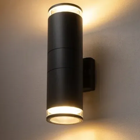 Kinkiet zewnętrzny , lampa ścienna elewacyjna ROCK PRO II grafitowy