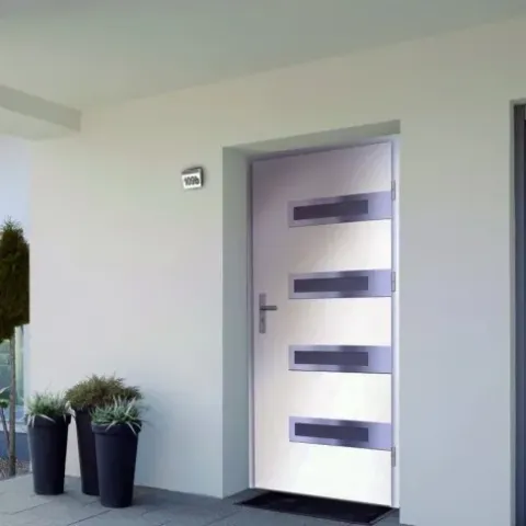 KINKIET ZEWNĘTRZNY LAMPA OGRODOWA ELEWACYJNA NUMER DOMU WEJŚCIE E27 LED