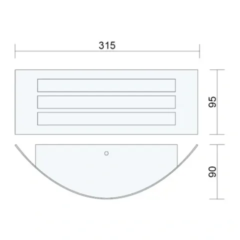 KINKIET ZEWNĘTRZNY LAMPA OGRODOWA DO LED E27 IP44