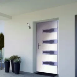 KINKIET ZEWNĘTRZNY Z CZUJNIKIEM RUCHU I ZMIERZCHU LAMPA ELEWACYJNA DO LED