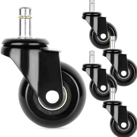 Kółka do fotela IKEA kauczukowe 5 cm / 10 mm 5 szt.