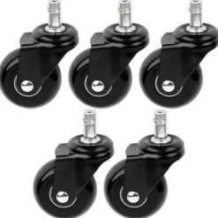 Kółka do fotela IKEA kauczukowe 5 cm / 10 mm 5 szt.