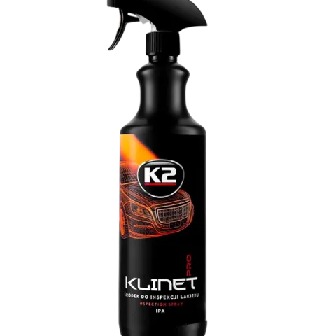 K2 KLINET PRO 1L IPA ODTŁUSZCZACZ LAKIERU SZYB DO INSPEKCJI + 2X MIKROFIBRA