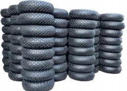 KÓŁKO DO WÓZKA TACZEK 3.0-4.0 260x85mm KOŁA KOŁO POMPOWANE 2PR MOCNE