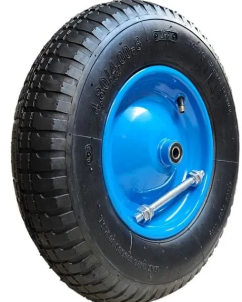 KÓŁKO KOŁO DO TACZKI WÓZKÓW 40CM 2PR 4.00-8 MOCNE POMPOWANE