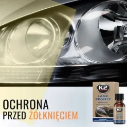 K2 LAMP PROTECT POWŁOKA OCHRONNA DO LAMP POWŁOKA APLIKATOR CHUSTECZKA