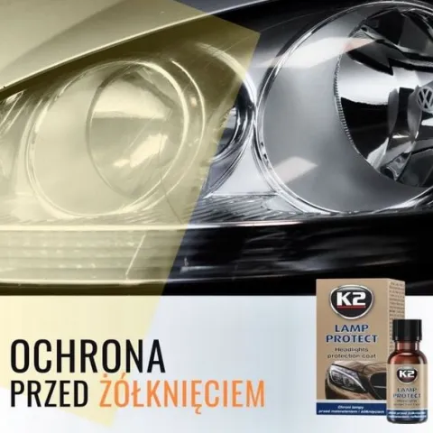 K2 LAMP PROTECT POWŁOKA OCHRONNA DO LAMP POWŁOKA APLIKATOR CHUSTECZKA