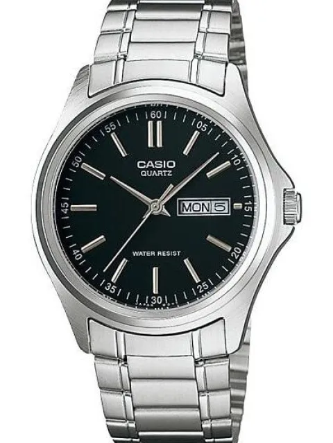 KLASYCZNY ZEGAREK MĘSKI CASIO MTP-1239D-1A - MULTIDATA + BOX