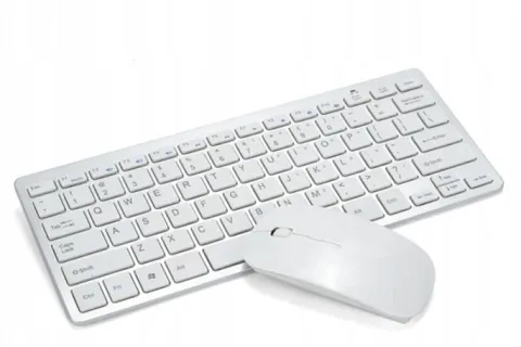 KLAWIATURA I MYSZKA BEZPRZEWODOWA MYSZ ZESTAW USB MINI SLIM do laptop TV PC