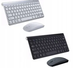 KLAWIATURA I MYSZKA BEZPRZEWODOWA MYSZ ZESTAW USB MINI SLIM do laptop TV PC