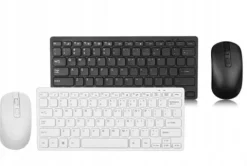 KLAWIATURA I MYSZKA BEZPRZEWODOWA MYSZ ZESTAW USB MINI SLIM do laptop TV PC