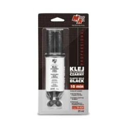 KLEJ DO SPAWANIA PLASTIKU 10 MINUT CZARNY 25ML - BIS 20-A54