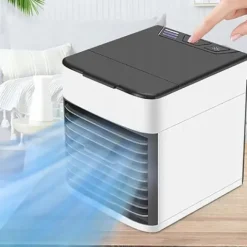 KLIMATYZATOR PRZENOŚNY 3W1 OCZYSZCZACZ NAWILŻACZ KLIMATYZER USB NA WODĘ