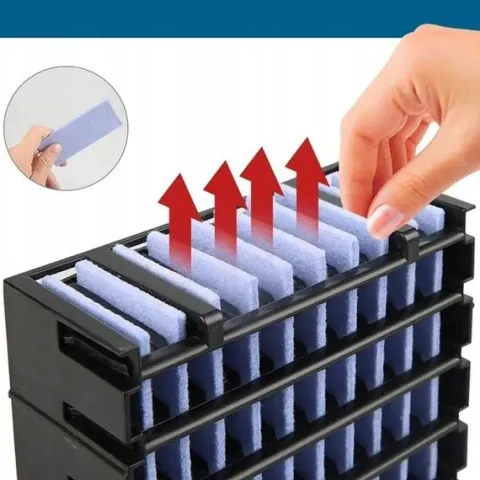 KLIMATYZATOR PRZENOŚNY 3W1 OCZYSZCZACZ NAWILŻACZ KLIMATYZER USB NA WODĘ