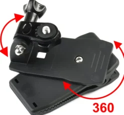 KLIPS OBROTOWY NA CZAPKĘ, PLECAK DO SONY ACTION CAM