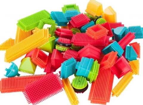 Klocki Konstrukcyjne Wafle Kreatywne Do Budowania JEŻYKI 90el.
