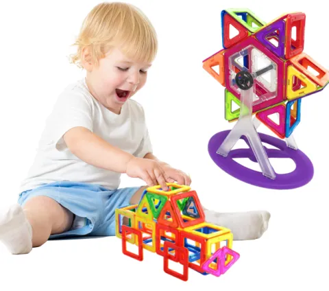 Klocki Magnetyczne Układanka MAGNETIC 3D 106 elem.