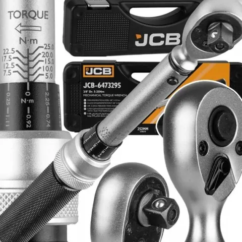 KLUCZ DYNAMOMETRYCZNY Z BLOKADĄ ETUI CERTYFIKAT KALIBRACJI 5-25NM 3/8'' JCB