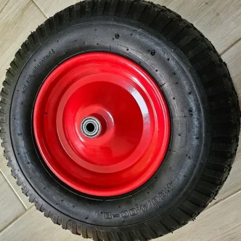 Koła Koło Pneumatyczne Pompowane do Taczki Wózka 4.80 + Ośka