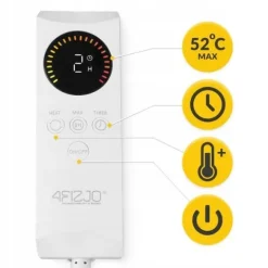 KOC ELEKTRYCZNY DUŻY MATA GRZEWCZA PILOT MIĘKKI GRZEJĄCY 180x160 DWUOSOBOWY