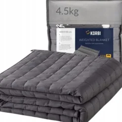 KOŁDRA OBCIĄŻENIOWA KOC SENSORYCZNY ANTYSTRESOWY TORBA 100x150 4,5 kg
