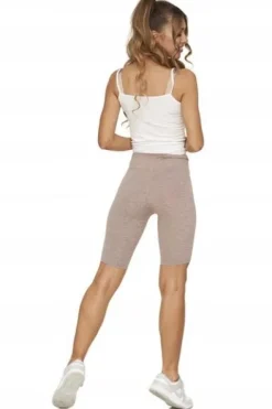 KOLARKI Krótkie Legginsy Wysoki Stan Kryjące Wygodne Gładkie MORAJ L/XL